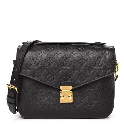 louis vuitton noir pochette|Louis Vuitton empreinte pochette.